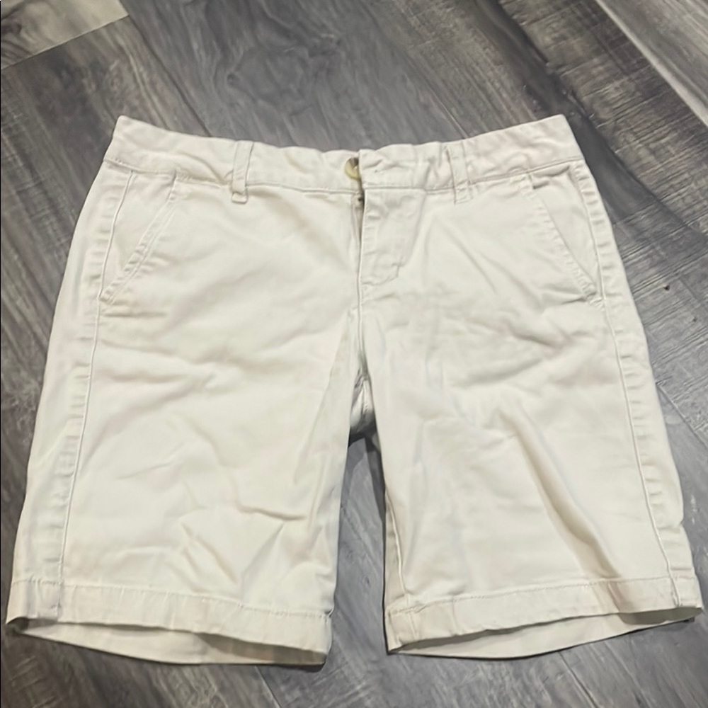 Unisex White Shorts